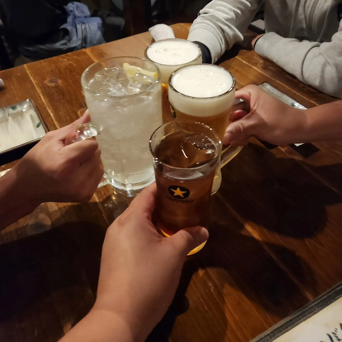 仕事終わりに食事に行きました🎶